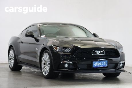 Black 2016 Ford Mustang Coupe Fastback GT 5.0 V8