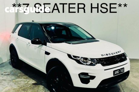 White 2016 Land Rover Discovery Sport Wagon TD4 150 HSE 5 Seat