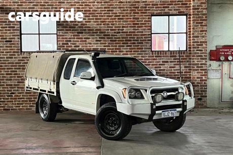 White 2008 Holden Colorado Space Cab Chassis LX (4X4)