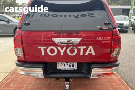 Red 2019 Toyota Hilux Ute Tray SR5 Double Cab