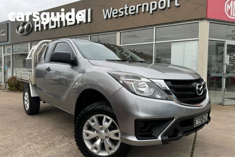 Grey 2018 Mazda BT-50 Freestyle Cab Chassis XT (4X4)