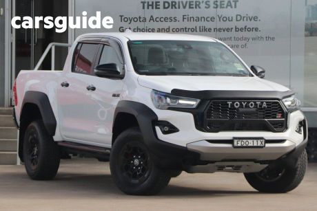White 2023 Toyota Hilux Double Cab Pick Up GR-Sport (4X4)