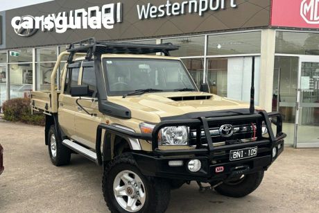 Beige 2020 Toyota Landcruiser 70 Series Double Cab Chassis GXL