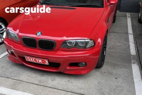 Red 2004 BMW M3 Convertible