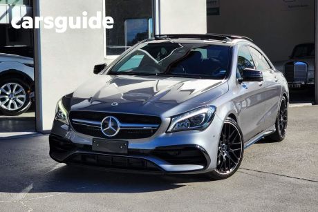 Grey 2018 Mercedes-Benz CLA45 Coupe 4Matic