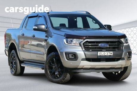 Silver 2020 Ford Ranger Double Cab Pick Up Wildtrak 3.2 (4X4)