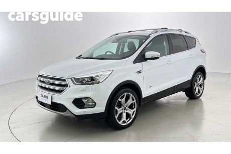 White 2018 Ford Escape Wagon Titanium (awd) (5 YR)