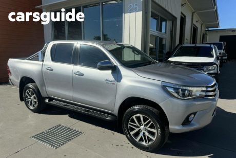 Silver 2018 Toyota Hilux Ute Tray SR5 Double Cab