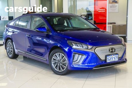 Blue 2019 Hyundai Ioniq Hatchback Electric Premium (grey Grille)