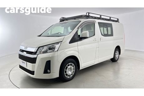White 2020 Toyota HiAce Van LWB Courier Pack