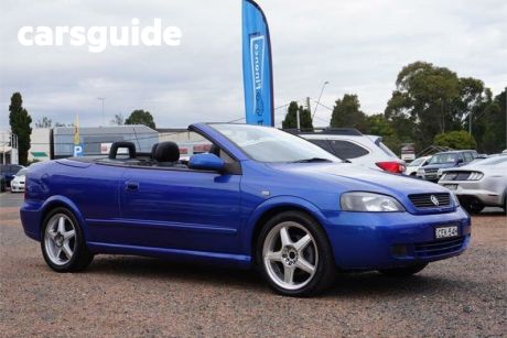 Blue 2004 Holden Astra Convertible Convertible