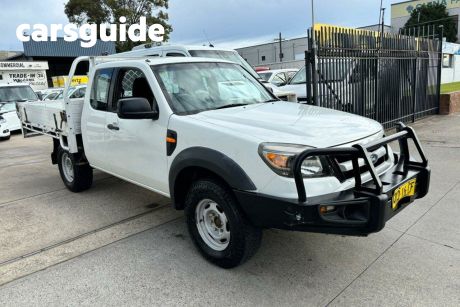 White 2010 Ford Ranger Super Cab Chassis XL (4X4)