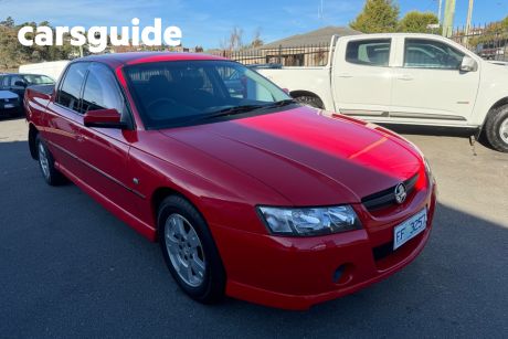 Red 2005 Holden Crewman Crew Cab Utility S