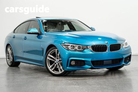 Blue 2019 BMW 430I Coupe Gran Coupe M Sport