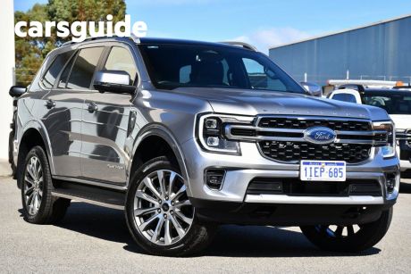Silver 2024 Ford Everest Wagon Platinum (4WD)