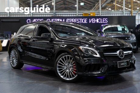 Black 2018 Mercedes-Benz GLA45 Wagon 4Matic