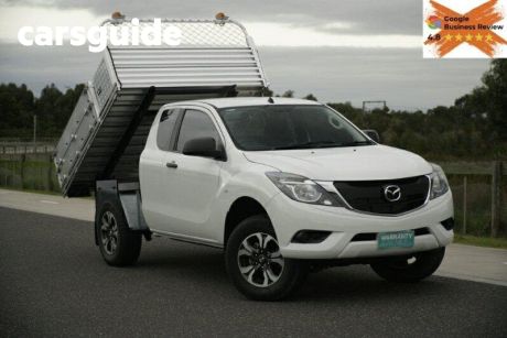White 2018 Mazda BT-50 Freestyle Cab Chassis XT (4X4)