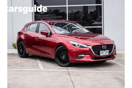 Red 2018 Mazda 3 Hatchback SP25 GT