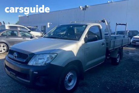 Silver 2009 Toyota Hilux Cab Chassis Workmate