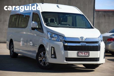 White 2022 Toyota HiAce Commercial Commuter High Roof Super LWB GL