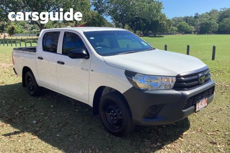 White 2022 Toyota Hilux Double Cab Pick Up Workmate (4X2)