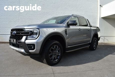 Silver 2023 Ford Ranger Double Cab Pick Up Wildtrak 3.0 (4X4)
