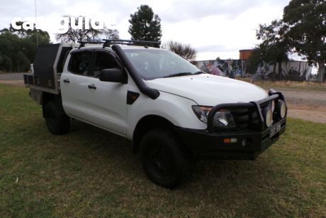 White 2014 Ford Ranger Dual Cab Chassis XL 3.2 (4X4)