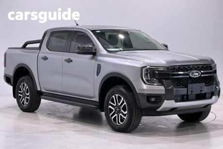 Silver 2023 Ford Ranger Double Cab Pick Up Sport 2.0 (4X4)