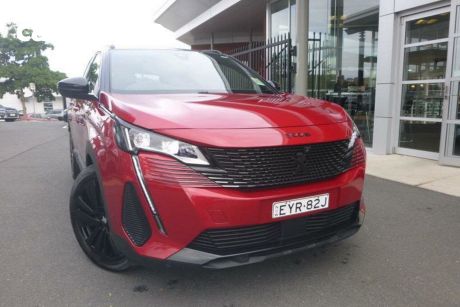 Red 2022 Peugeot 3008 Wagon GT Sport 1.6 THP
