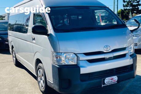 Silver 2017 Toyota HiAce Commercial