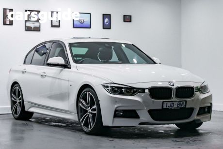White 2017 BMW 330I Sedan M-Sport