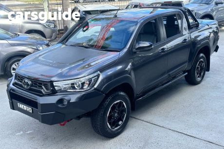 Black 2020 Toyota Hilux Double Cab Pick Up Rugged X (4X4)
