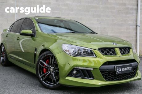 Green 2015 HSV Clubsport Sedan R8