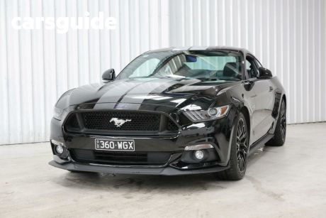 Black 2016 Ford Mustang Coupe Fastback GT 5.0 V8