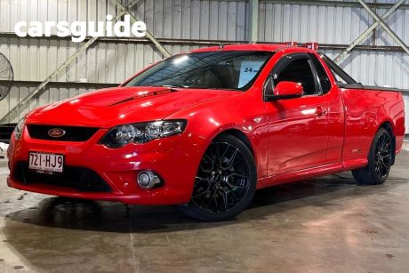 Red 2009 Ford Falcon Utility XR8
