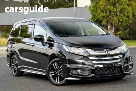 Black 2017 Honda Odyssey Wagon Hybrid Honda Absolute Sensing