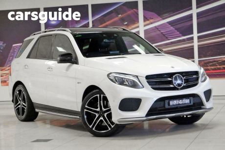 White 2016 Mercedes-Benz GLE450 Coupe AMG 4Matic