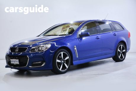 Blue 2017 Holden Commodore Sportswagon SV6