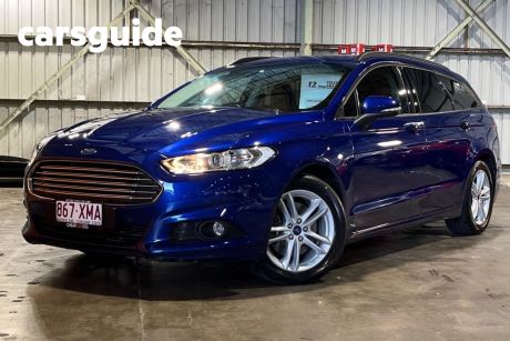 Blue 2017 Ford Mondeo Wagon Ambiente