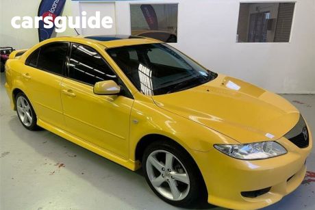 Yellow 2005 Mazda Mazda6 Hatch