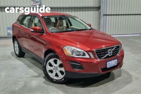 Red 2010 Volvo XC60 Wagon T6
