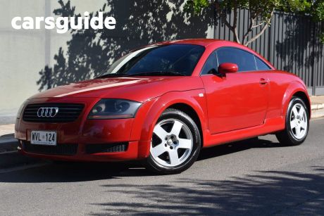 Red 2002 Audi TT Coupe