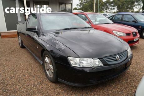 Black 2003 Holden Commodore Utility