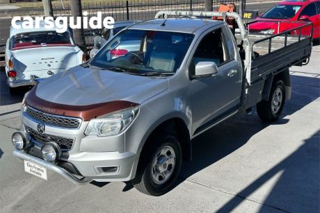Silver 2013 Holden Colorado Cab Chassis LX (4X2)