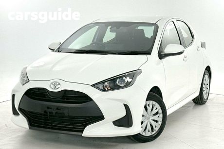 White 2021 Toyota Yaris Hatchback Ascent Sport