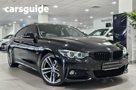 Black 2020 BMW 430I Coupe Gran Coupe M Sport