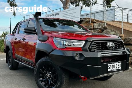 Red 2022 Toyota Hilux Double Cab Pick Up Rugged X (4X4)