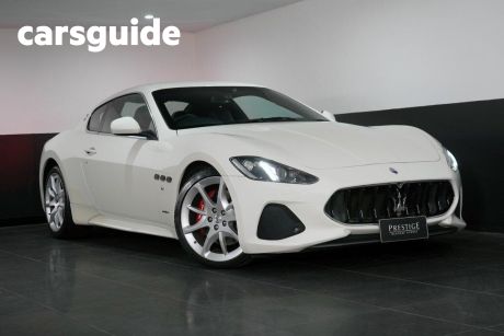 White 2020 Maserati Granturismo Coupe Sport