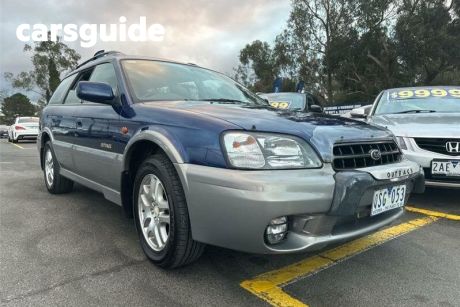 Blue 2001 Subaru Outback Wagon