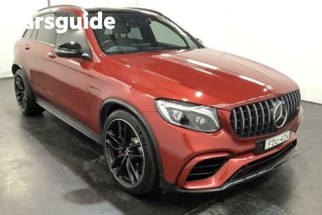 Red 2018 Mercedes-Benz GLC63 Coupe S